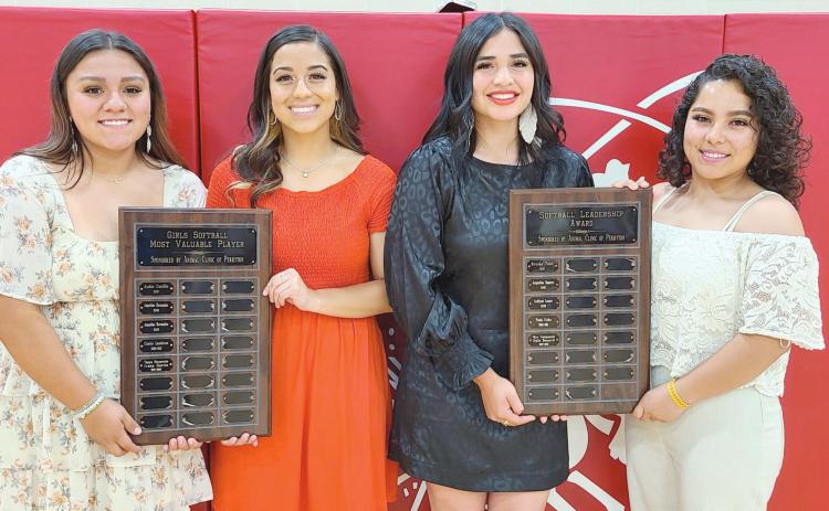 PHS SOFTBALL TEAM WINS AWARDS