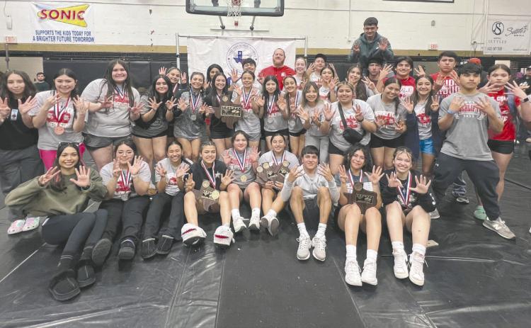 The Rangerette powerlifting team captured the regional championship for the eighth year in a row last weekend. In addition, 12 girls have advanced to the state event, which will be held next week. At the regional meet, the Rettes had 16 medalists, including five regional champions.