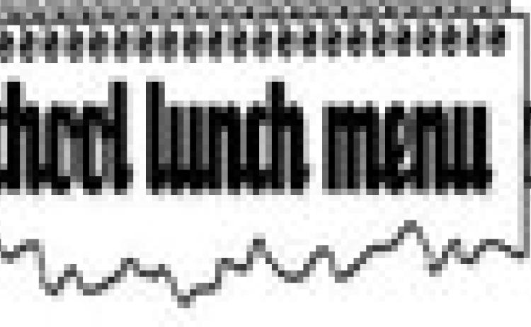 Pre-K Breakfast Menu