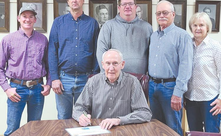 JUDGE SIGNS STEWARDSHIP PROCLAMATION