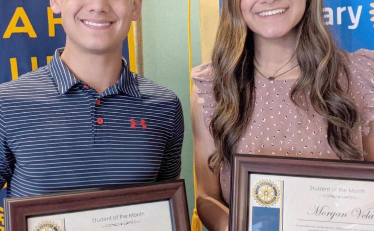 Vela, Laxton are May students of mont