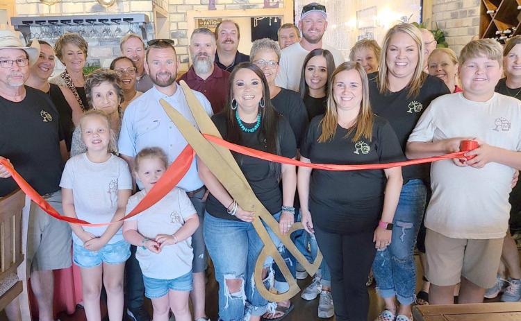 RIBBON CUTTING FOR SIP-A-ROO