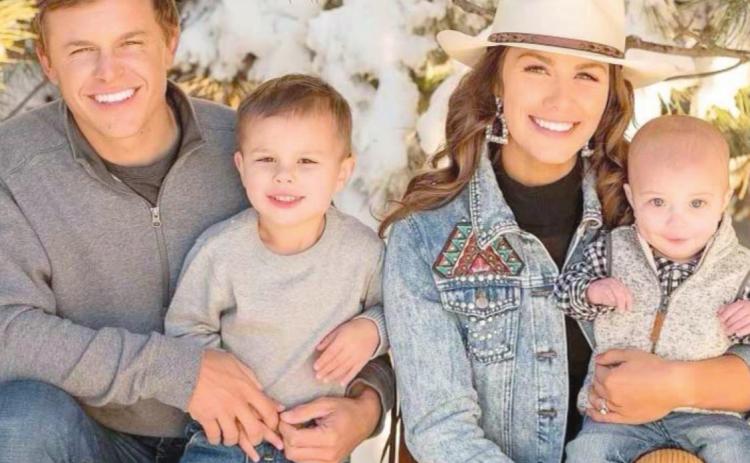 Konner and McKensie Hood with sons Hudson and Hayes