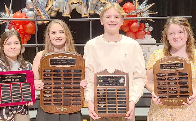 SPEECH AND DRAMA STUDENTS HONORED