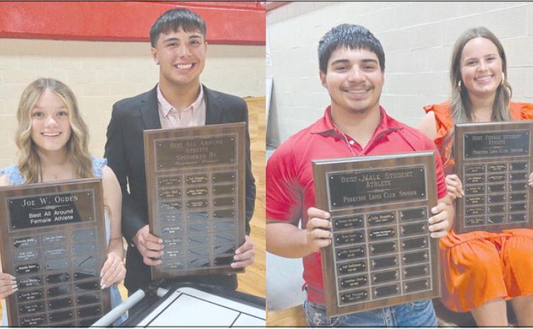 TOP HIGH SCHOOL ATHLETES HONORED AT CEREMONY