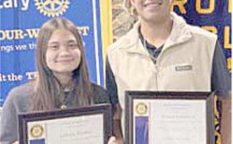 Sabrina Nyman and Mason Carranza