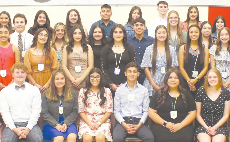 NEW NHS MEMBERS INDUCTED AT PHS