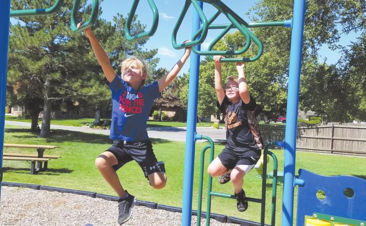 ACROBATS IN TRAINING