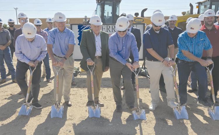 GROUNDBREAKING HELD ON MAIN STREET
