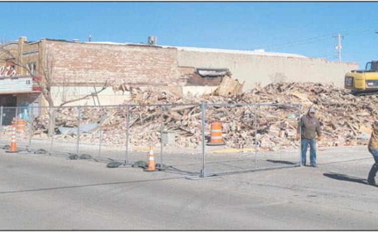HOTEL PERRYTON BUILDING DEMOLISHED
