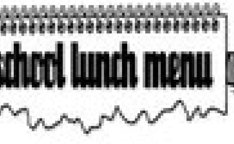 Pre-K Breakfast Menu