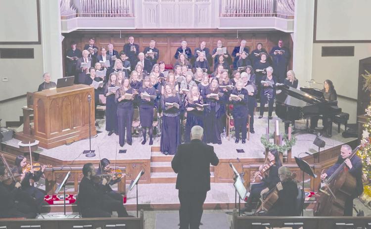 George Frideric Handel’s “The Messiah” was performed for the 70th year on Sunday, Nov. 30, at First Methodist Church in Perryton. More than 60 musicians from Perryton and surrounding communities, including singers from the High Plains Choral Society, came together to perform the seasonal classic.
