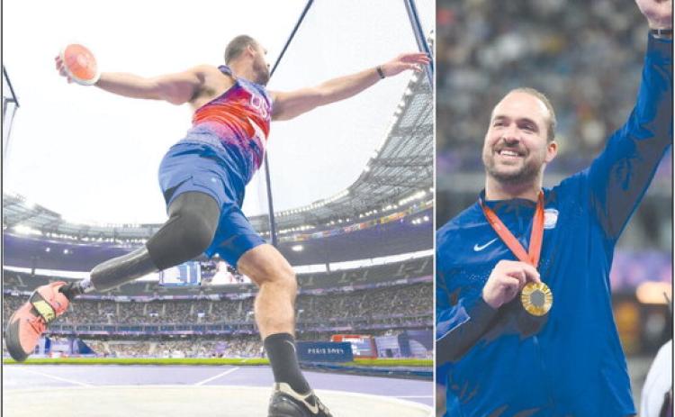 Fifth Time Paralympic Gold Medalist Jeremy Campbell in Action and With His Latest Golf Medal