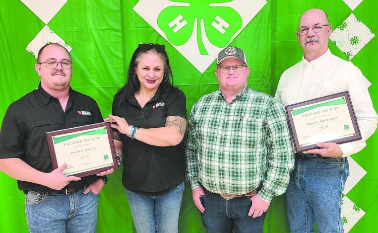 LOCAL BUSINESSES NAMED FRIENDS OF 4-H