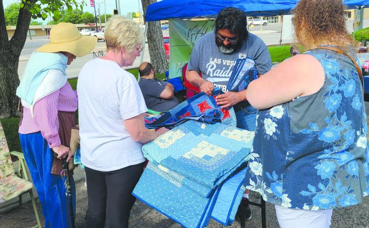 Local county residents are turning out for the Ochiltree County Farmers Market every Saturday for their pick of farm-fresh vegetables, homemade bread and pastries, and handmade crafts and quilts. The Farmers Market will be open in the Perryton National Bank parking lot from 8 a.m. to 1 p.m. every Saturday through mid-September.