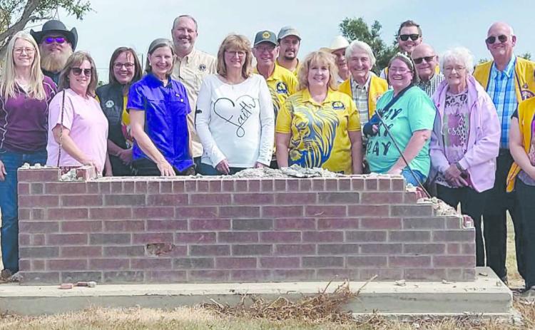The Perryton Lions Club secured a $20,000 grant from Lions Club International to help restore Murphy Park after damage from the tornado on June 15. The donation was presented last month to Perryton Mayor Kerry Symons by Lions District Governor Ryan Monroe. The Lions also received donations of $17,000 from the Texas Lions Foundation, including Lions Clubs from all over the Panhandle, to be used to help the community.