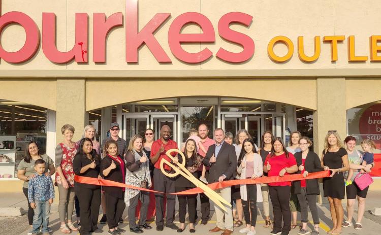 RIBBON CUTTING FOR BURKES OUTLET