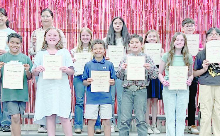 TOP 20 STUDENTS IN FIFTH GRADE