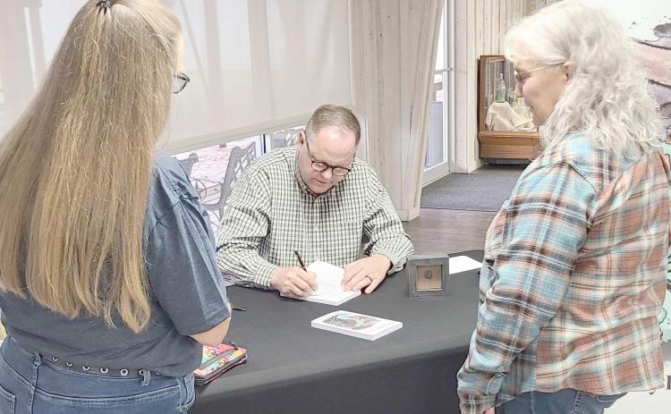 Dr. Randy Skaggs, DVM, signed books at the Museum of the Plains for the official release of “Country Vet: More Tall Tails,” a collection of more funny and heartwarming stories from Skaggs’ many years of treating animals and their humans. The book is available at the museum and at Animal Clinic of Perryton.