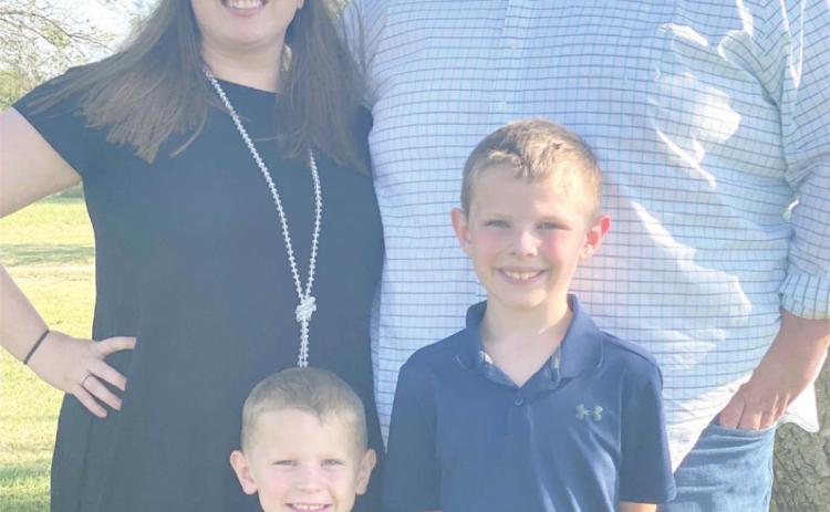 Megan and Donnie Johnson, with sons Rylan and Braylon