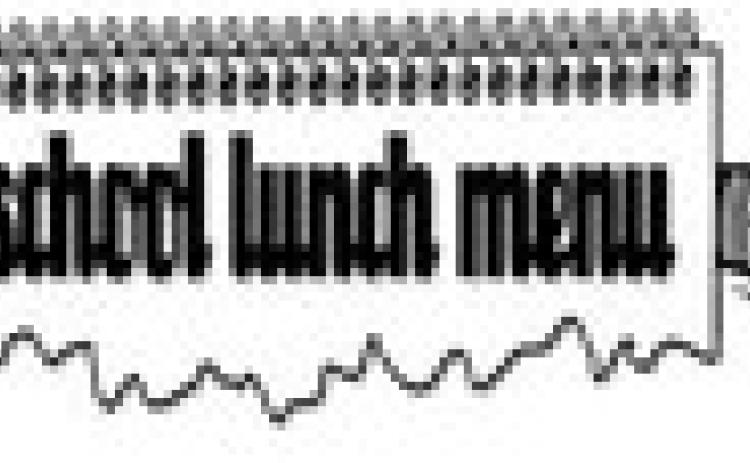 Pre-K Breakfast Menu